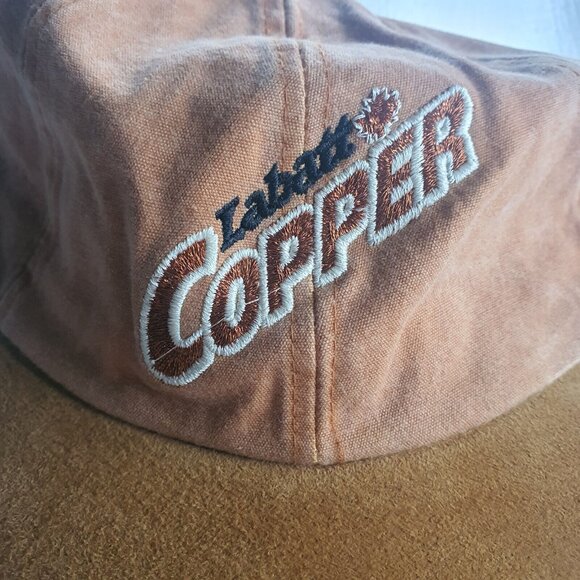 Vintage 90’s Labatt Copper Beer Strap Back Hat Adult Size - Picture 3 of 7